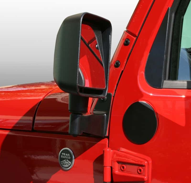 Rugged Ridge — Rugged Ridge 07-18 Jeep Wrangler JK Black Mirror Filler Plates
DoorMirrorFlrPlt
OFFROAD_EXTERIOR - view 3