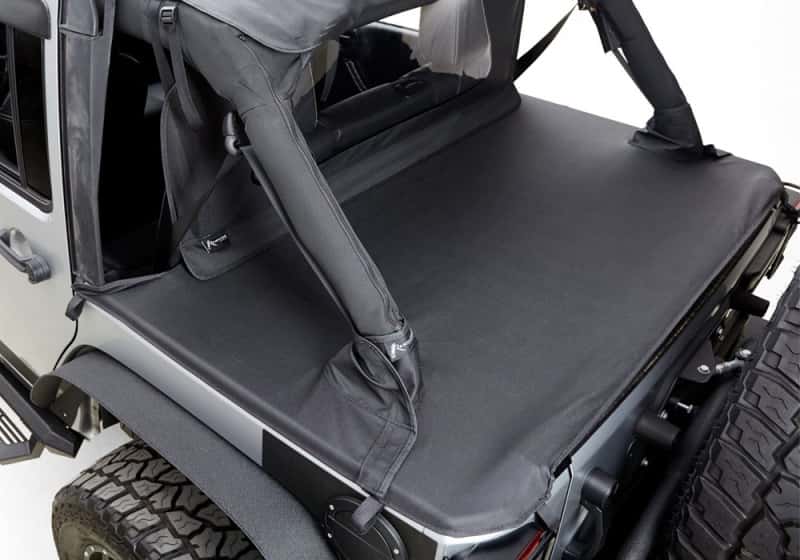 Rampage — Rampage 2007-2018 Jeep Wrangler(JK) 2-Door Tonneau Cover - Black Diamond
Soft Tops - view 2