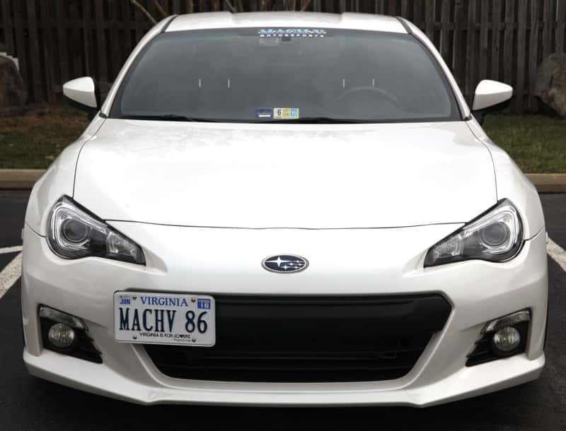 Turbo XS — Turbo XS 13-16 Subaru BRZ/Scion FR-S License Plate Relocation Kit
License Bracket - view 16