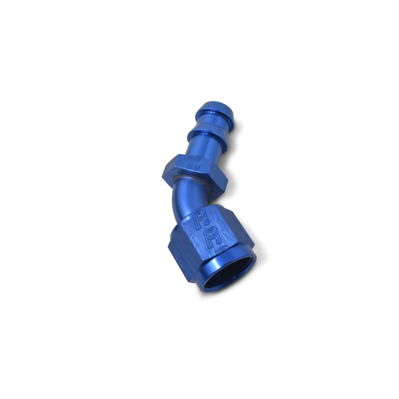 Russell — Russell Performance -4 AN Twist-Lok 45 Degree Hose End (Blue)
Hose Fitting - view 5