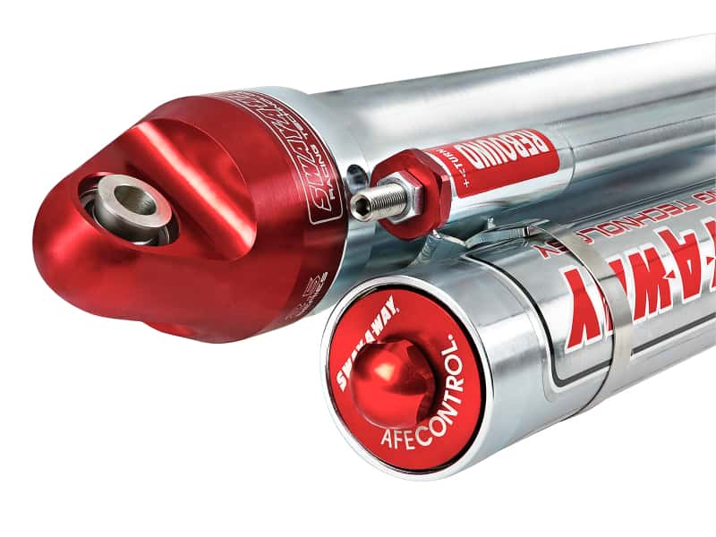 aFe — aFe Sway-A-Way 2.5 Bypass Shock 3-Tube w/ Piggyback Res. Left Side - 16in Stroke
2.5 Bypass Shock - view 3