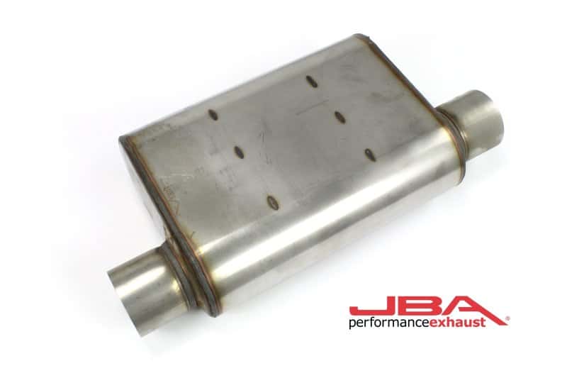JBA — JBA Universal Chambered Style 304SS Muffler 13x9.75x4in 3in In/Out Dia Offset/Offset (Same Side)
Muffler - view 1