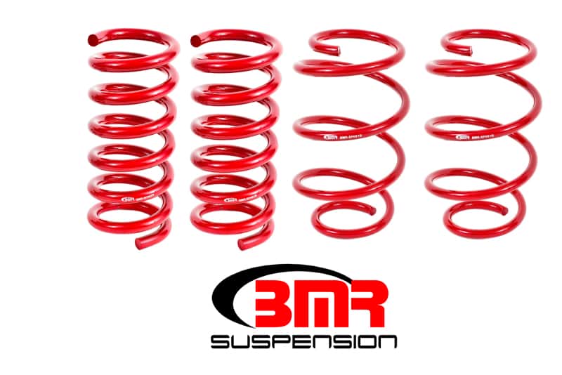BMR Suspension — BMR 15-17 S550 Mustang Performance Version Lowering Springs (Set Of 4) - Red
Lowering Springs - view 1