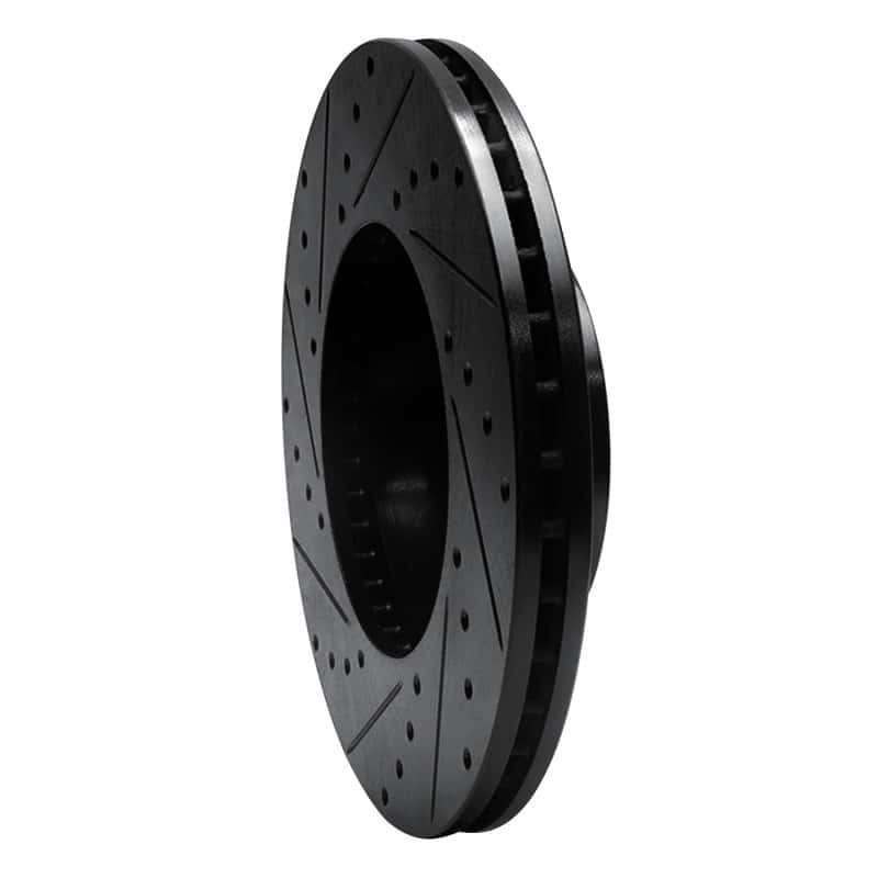 R1 Concepts — R1 98-02 Ford Crown Victoria Front Right Drilled & Slotted Black Brake Rotor
R1 Brake Rotor Drill - view 4