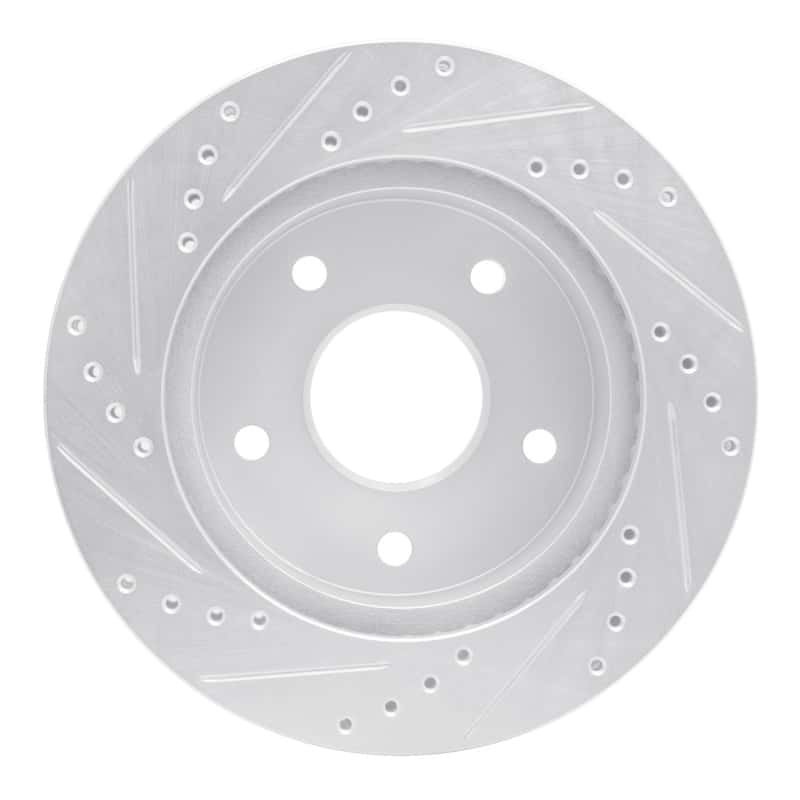 R1 Concepts — R1 00-02 Dodge Ram 1500 Pickup Front Right Drilled & Slotted Silver Brake Rotor
R1 Brake Rotor Drill - view 5
