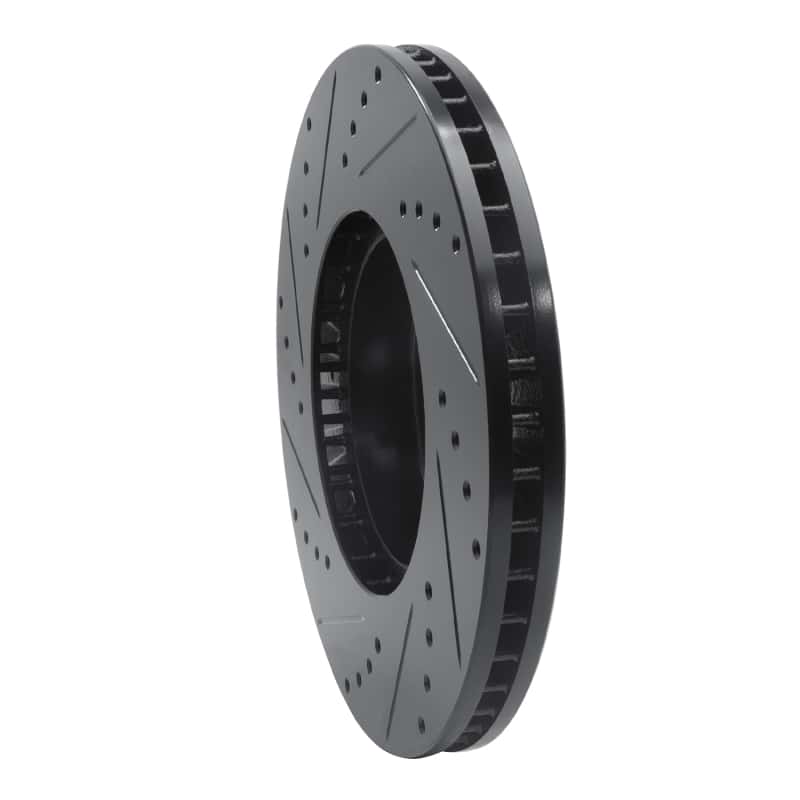 R1 Concepts — R1 05-18 Subaru Forester Front Right Drilled & Slotted Black Brake Rotor
R1 Brake Rotor Drill - view 4