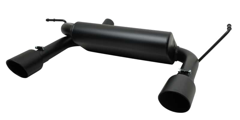 Gibson — Gibson 07-17 Jeep Wrangler JK Rubicon 3.8L 2.5in Cat-Back Dual Split Exhaust - Black Elite (Ceramic)
Truck/Suv - view 1