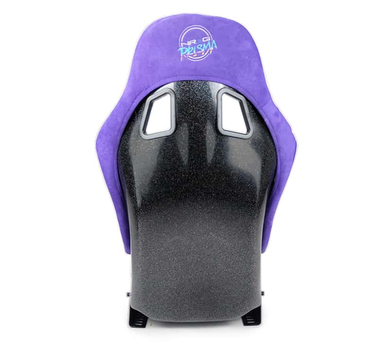 NRG — NRG FRP Bucket Seat PRISMA Edition w/ Pearlized Back Purple Alcantara - Medium - view 5