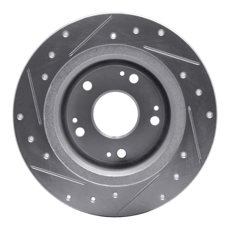 R1 Concepts — R1 05-17 Honda Accord Rear Right Drilled & Slotted Silver Brake Rotor
R1 Brake Rotor Drill - view 5