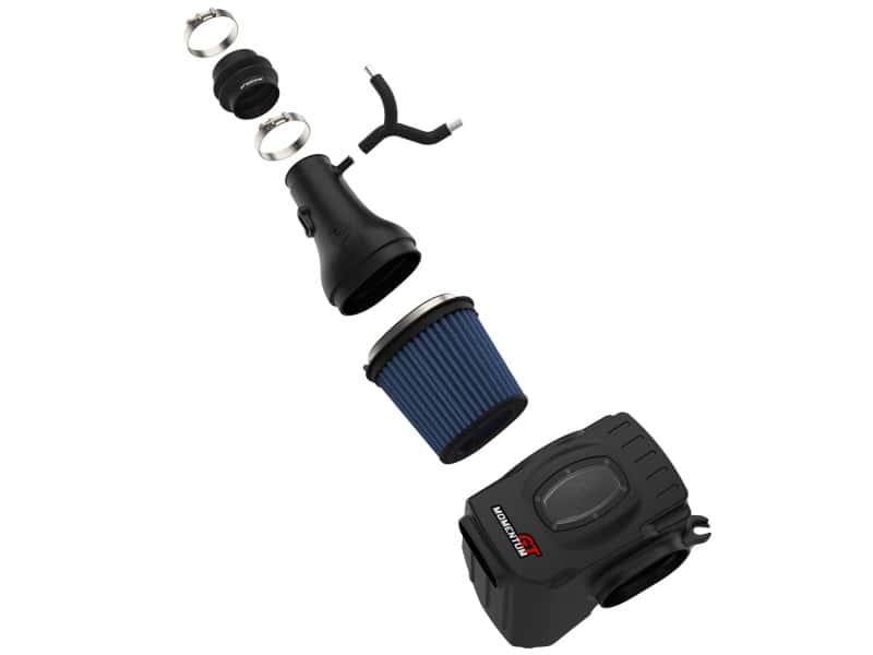 aFe — aFe Momentum GT Pro 5R Cold Air Intake System 17-18 Nissan Titan V8 5.6L
Momentum GT Intake - view 5