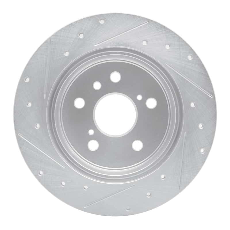 R1 Concepts — R1 99-03 Lexus RX300 Rear Right Drilled & Slotted Silver Brake Rotor
R1 Brake Rotor Drill - view 5