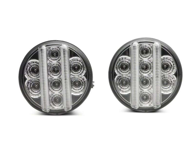 Raxiom — Raxiom 07-18 Jeep Wrangler JK Axial Series LED Front Turn Signals- Clear
Lights - view 6