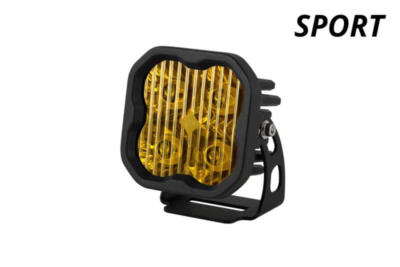 Diode Dynamics — Diode Dynamics SS3 Sport ABL - Yellow Flood Standard (Single) - view 2