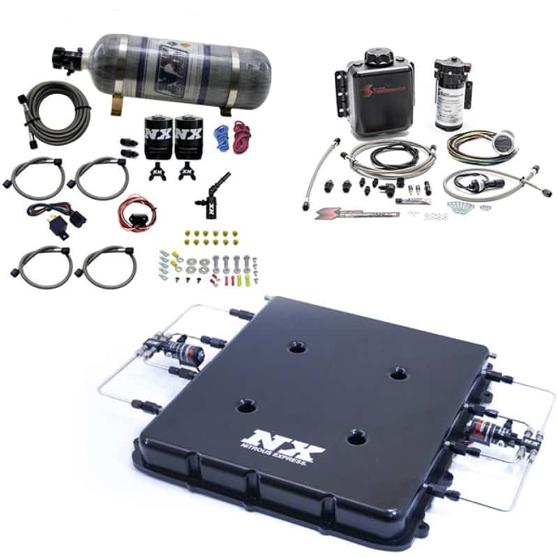 Nitrous Express — Nitrous Express Nitrous & Water Injection Kit w/Billet LT4 Supercharger Lid w/12lb Bottle
Injection System Kit
N2OSys - view 2