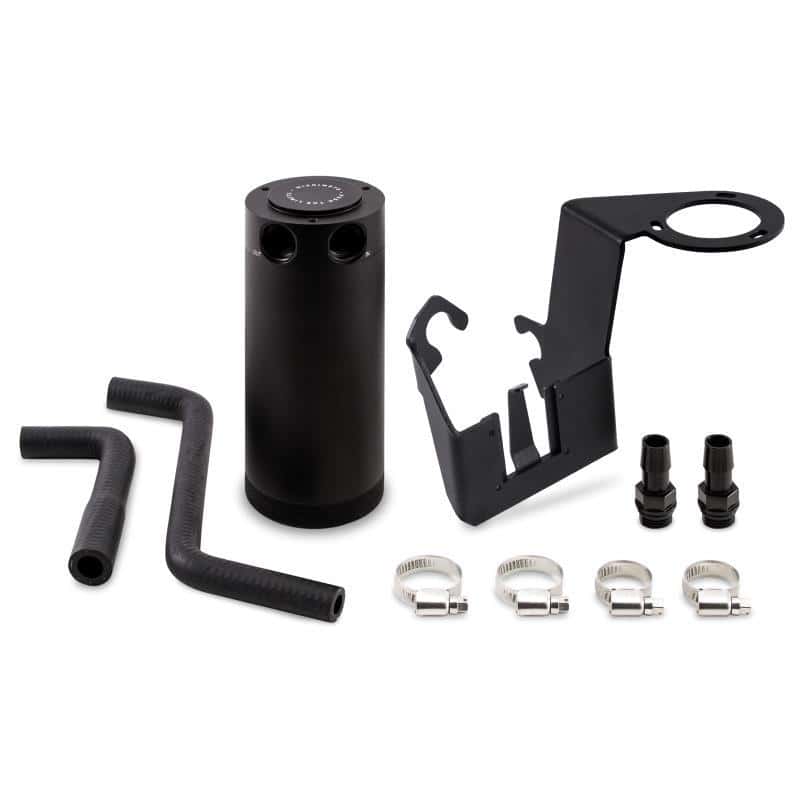 Mishimoto — Mishimoto 03-06 Nissan 350Z / 04-07 Infiniti G35 VQ35DE PCV-Side Direct Fit Baffled Catch Can Kit
Oil Catch Can Kit - view 2