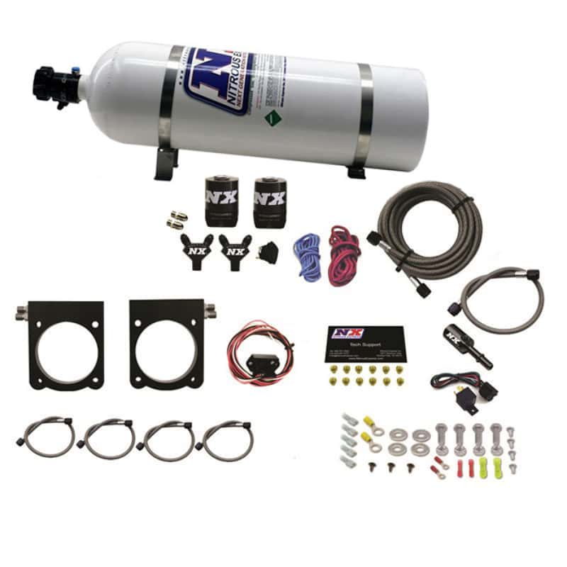 Nitrous Express — Nitrous Express 13-17 Dodge Viper (Gen-V) Nitrous Plate Kit (50-400HP) w/15lb Bottle
Injection System Kit
N2OSys - view 2
