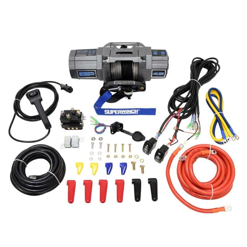 Superwinch — Superwinch 4500 LBS 12V DC 1/4in x 40ft Synthetic Rope Hawse Fairlead SP 45SR Winch - view 6