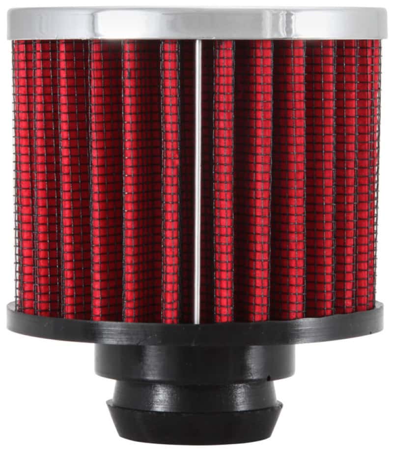 K&N Engineering — K&N Rubber Base Chrome Top Push-In Crankcase Vent Filter 3in OD x 2-1/2in H.
Vent Air Filter/Brea
Vent Air Filter - view 8