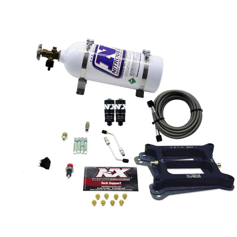 Nitrous Express — Nitrous Express 4150 Hitman 4-BBL Nitrous Kit (100-200HP) w/5lb Bottle
Injection System Kit
N2OSys - view 3