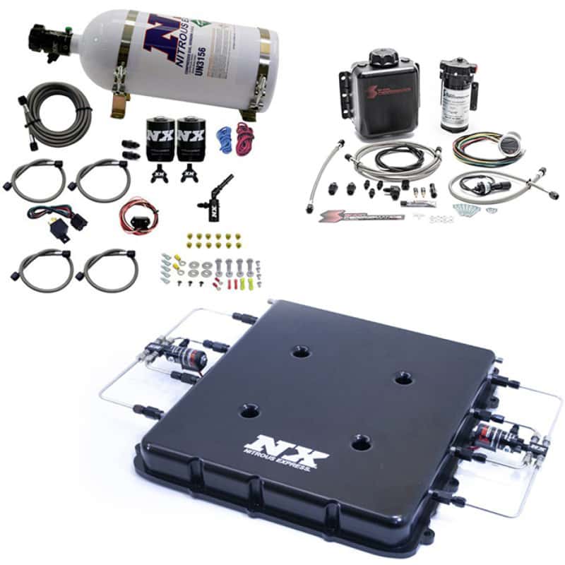 Nitrous Express — Nitrous Express Nitrous & Water Injection Kit w/Billet LT4 Supercharger Lid w/10lb Bottle
Injection System Kit
N2OSys - view 2