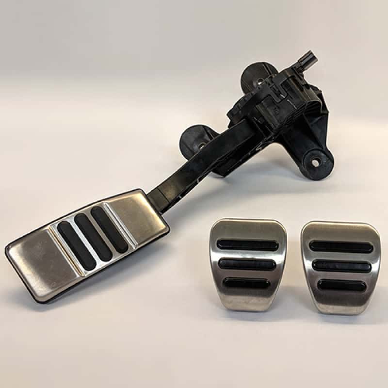 Ford Racing — Ford Racing Aluminum and Urethane 11-17 Ford Mustang - Upgrade to Premium Package Pedals
AclBrkCltchPdlPadSet - view 1