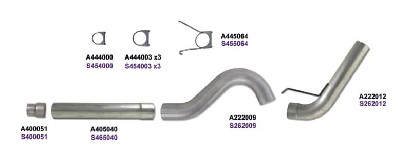 Diamond Eye Performance — Diamond Eye 5in DPF-BACK AL 2013 DODGE 6.7L CUMMINS
KIT; 5"; DPFBSGL; OR - view 5