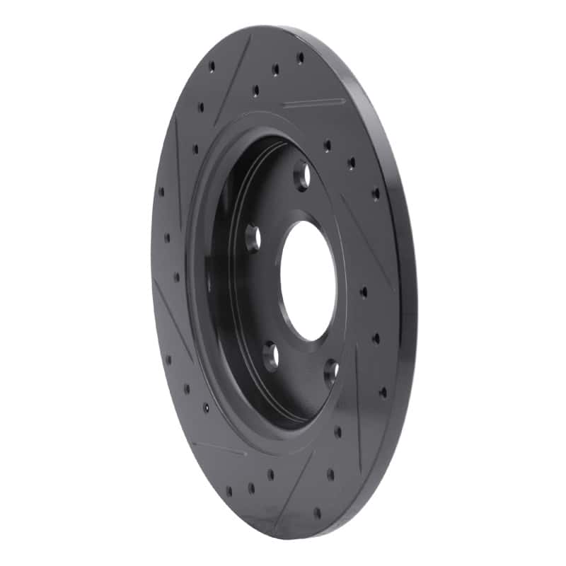 R1 Concepts — R1 08-16 Chrysler Town & Country Rear Right Drilled & Slotted Black Brake Rotor
R1 Brake Rotor Drill - view 4