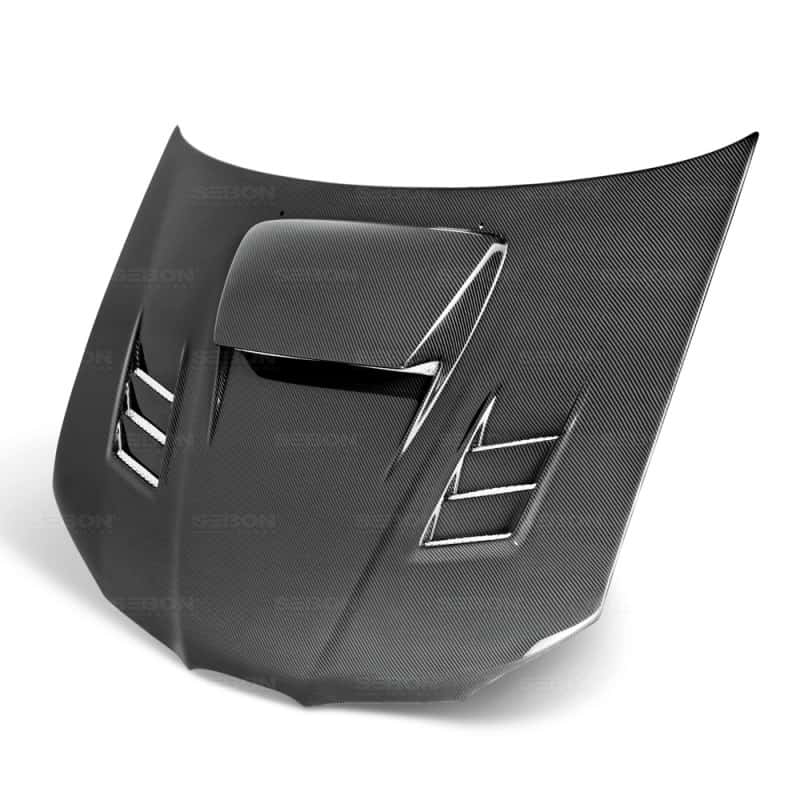 Seibon — Seibon 06-07 Subaru WRX/STi CWII Carbon Fiber Hood - view 10