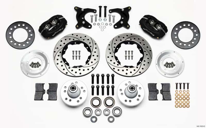 Wilwood — Wilwood Forged Dynalite Front Kit 11.00in Drilled 65-72 CDP A Body - 10in Drum
BRAKE KIT - view 2