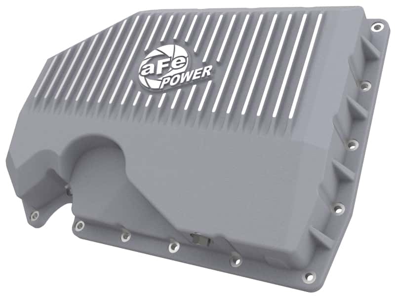 aFe — aFe 05-19 VW 1.8L/2.0L w/o Oil Sensor Engine Oil Pan Raw POWER Street Series w/ Machined Fins
Engine Oil Pan - view 1