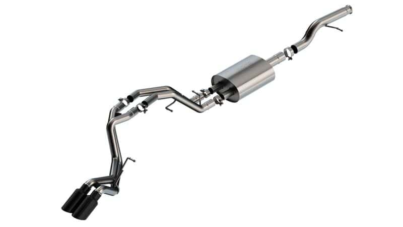 Borla — Borla 21-22 Chevrolet Tahoe 5.3L V8 AT 2/4WD Touring Cat-Back Exhaust (Black Chrome)
Cat-Back System - view 1