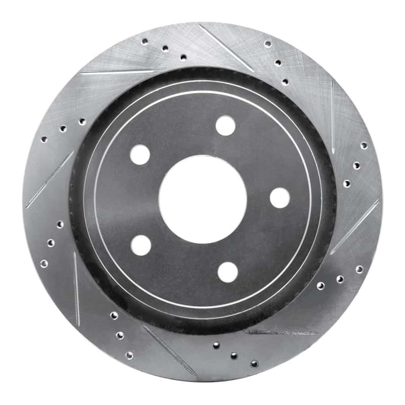 R1 Concepts — R1 02-24 Chrysler ASPEN Rear Right Drilled & Slotted Silver Brake Rotor
R1 Brake Rotor Drill - view 1