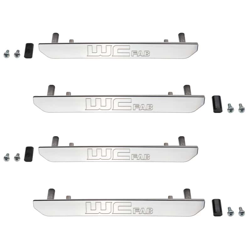Wehrli — Wehrli 2020+ GMC 2500/3500HD Fender Flare Marker Light Delete Kit w/Logo - Raw Finish
MrkLt D 20-25 Log R - view 2