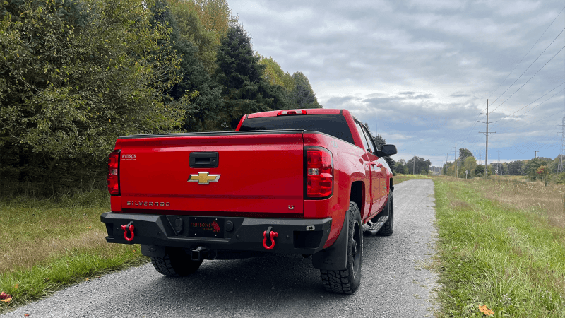Fishbone Offroad — Fishbone Offroad 07-18 Chevrolet Silverado 1500/2500/3500 Double Cab Oval Side Steps -Black Textured - view 6