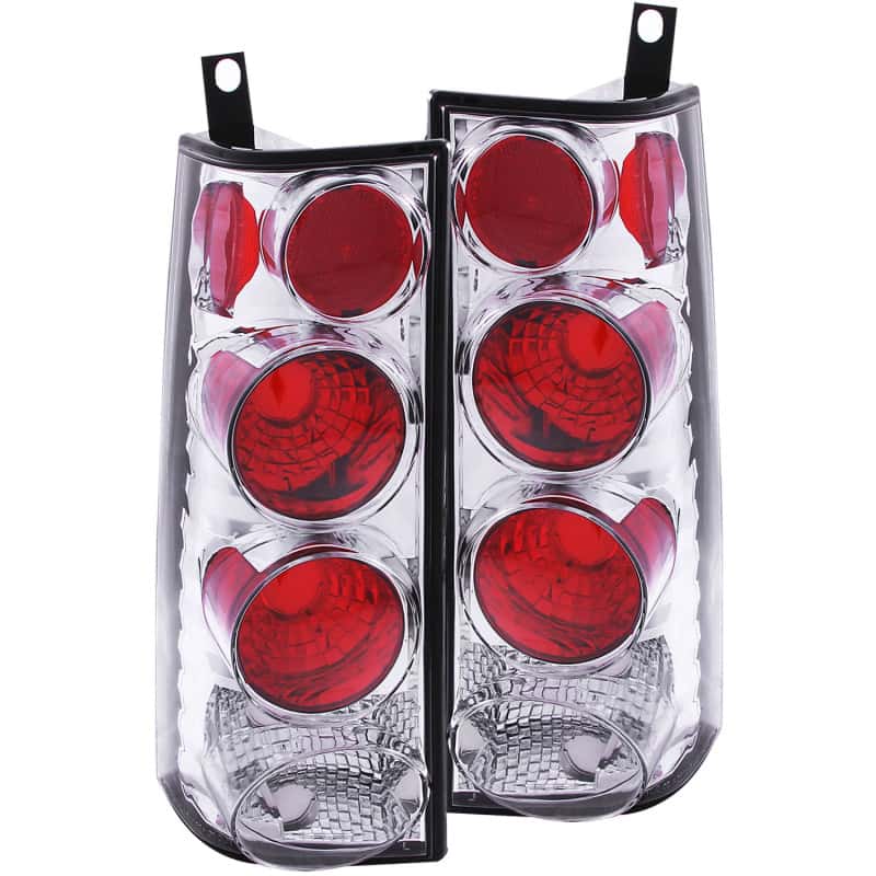 ANZO — ANZO 1996-2002 GMC Savana Taillights Chrome
TailLightSet - view 2