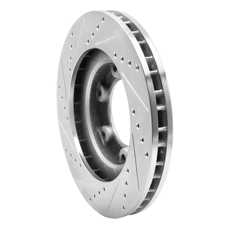 R1 Concepts — R1 93-97 Lexus LX450 Front Right Drilled & Slotted Silver Brake Rotor
R1 Brake Rotor Drill - view 4