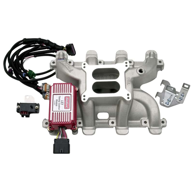 Edelbrock — Edelbrock SBC LS1 Carbureted Manifold
MANIFOLD - view 3