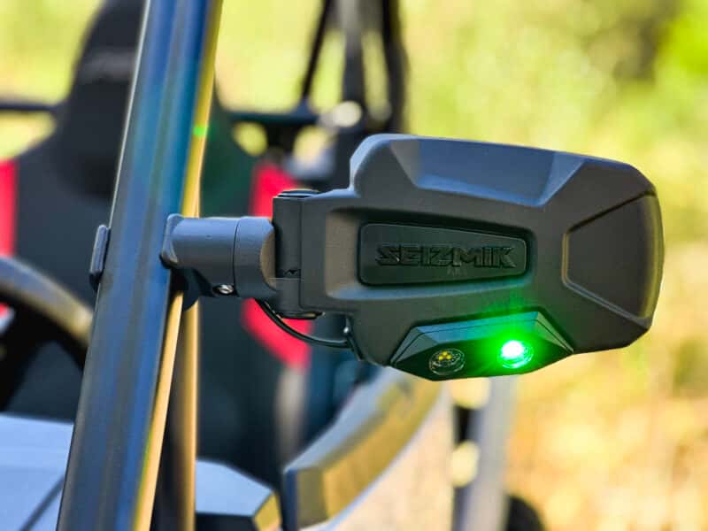 Seizmik — Seizmik 24+ Pol/Cam/Hon/Kaw Pursuit Night Vision LED Sideview Mirror-Adj. 1.75-2 in. ROP Clamp Pair - view 1
