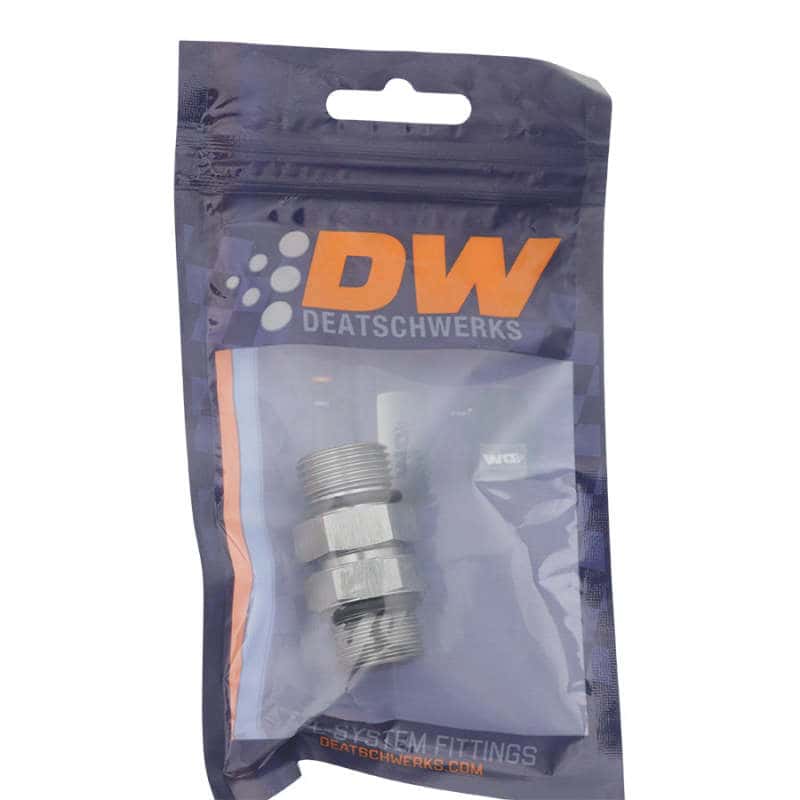 DeatschWerks — DeatschWerks 8AN ORB Male to 8AN ORB Male Swivel Adapter - Anodized DW Titanium
Lines & Fittings - view 2