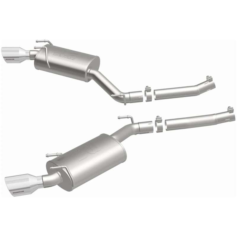 Magnaflow — MagnaFlow Axle-Back Stainless Dual Split 4in Polished Tips 10-15 Chevrolet Camaro Convert. 3.6L V6
Axle-Back
Cat-Back - view 27