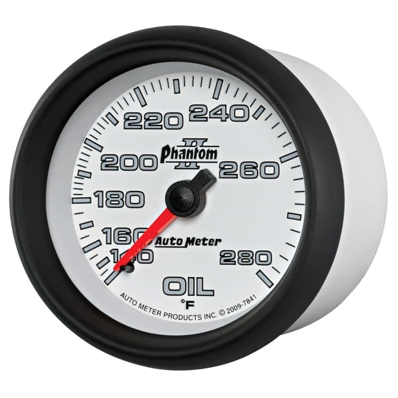 AutoMeter — AutoMeter Gauge Oil Temp 2-5/8in. 140-280 Deg. F Mechanical Phantom II
2-5/8" OIL TEMP, 14 - view 7