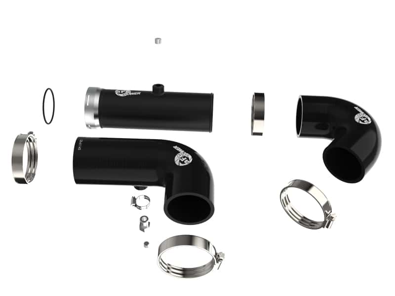 aFe — aFe BladeRunner Intercooler Hot & Cold Side Tubes Combo 20-21 GM Trucks 3.0L (td) - Black
Charge Pipe Kit - view 3