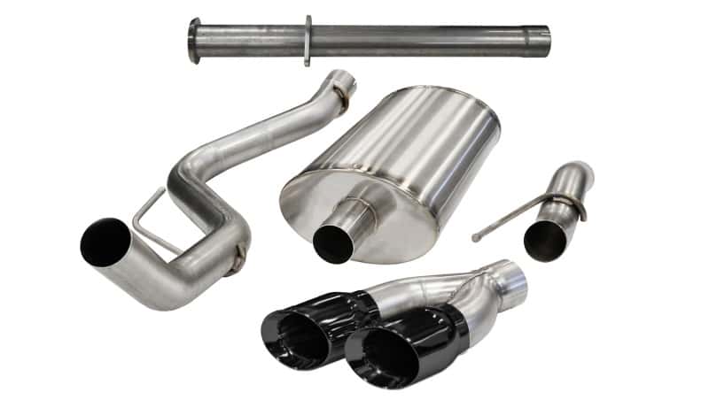 CORSA Performance — Corsa 2011-2014 Ford F-150 Raptor 6.2L V8 145in Wheelbase Black Xtreme Cat-Back Exhaust
Exhaust - view 1