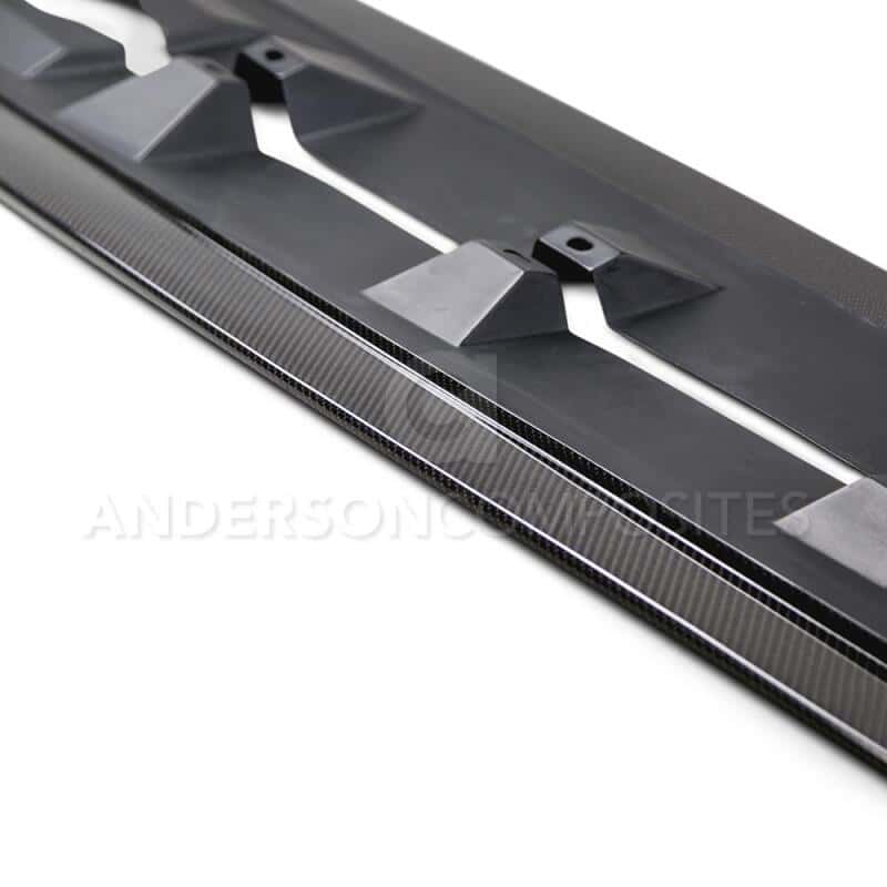Anderson Composites — Anderson Composites 16-17 Ford Focus RS Type-AR Rocker Panel Splitter
Rocker Panel Extn - view 3