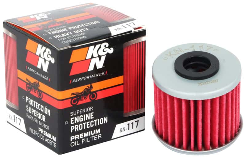 K&N Engineering — K&N Honda 1.58in OD 0.42in ID 1.4in Height Cartridge Oil Filter - view 4