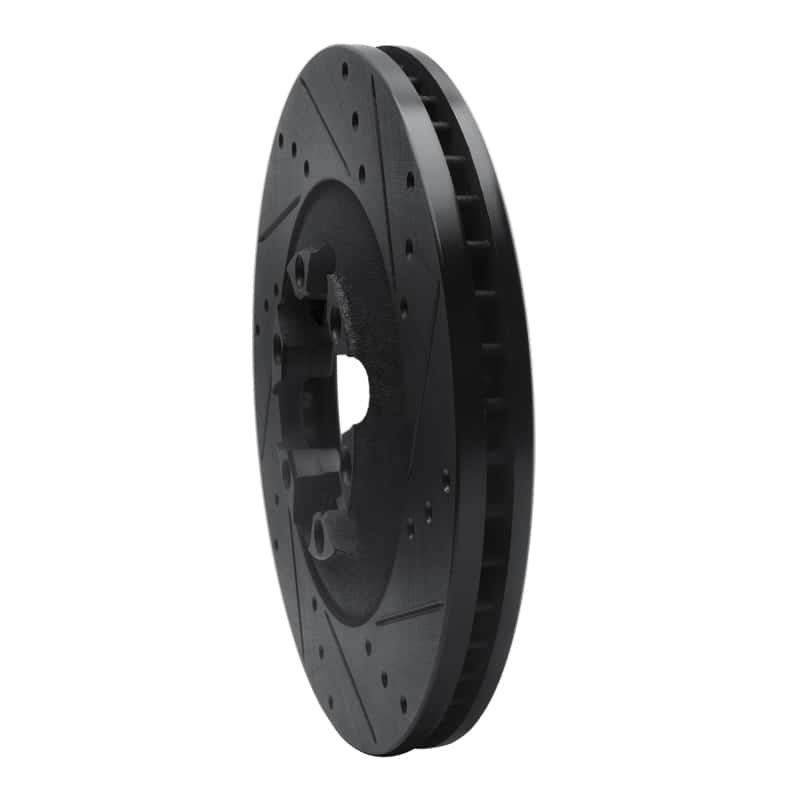R1 Concepts — R1 09-12 Chevrolet Colorado Front Right Drilled & Slotted Black Brake Rotor
R1 Brake Rotor Drill - view 2