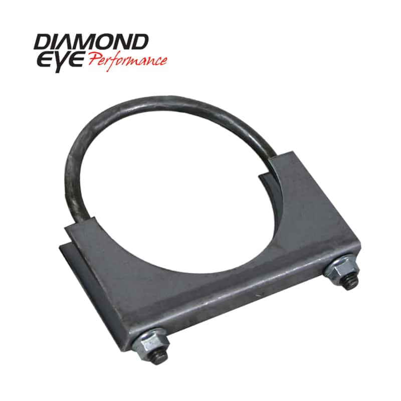 Diamond Eye Performance — Diamond Eye CLAMP 5in 3/8in U-BOLT 11 GAUGE SADDLE HEAVY DUTY
CLAMP; UB; 5in.: SS - view 2