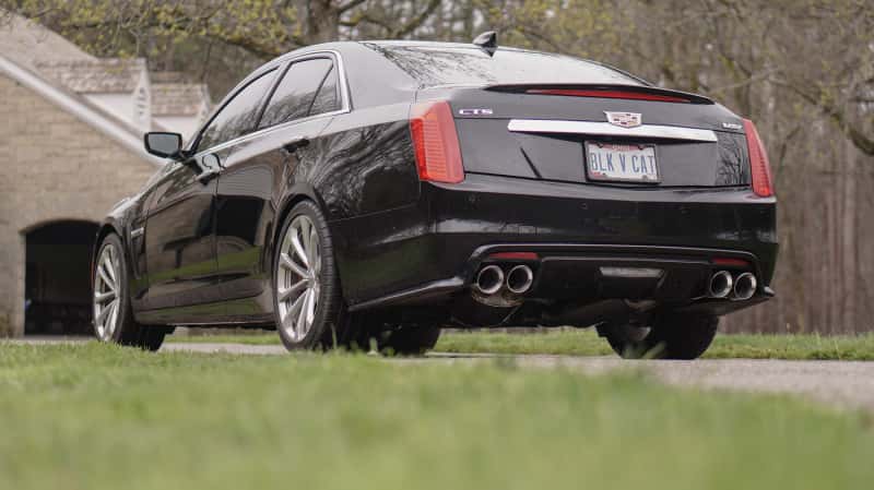 Stainless Works — Stainless Works 2016-18 Cadillac CTS-V Sedan Axle Back System Dual-Mode Turbo Mufflers 4in Tips
Exhaust System - view 9