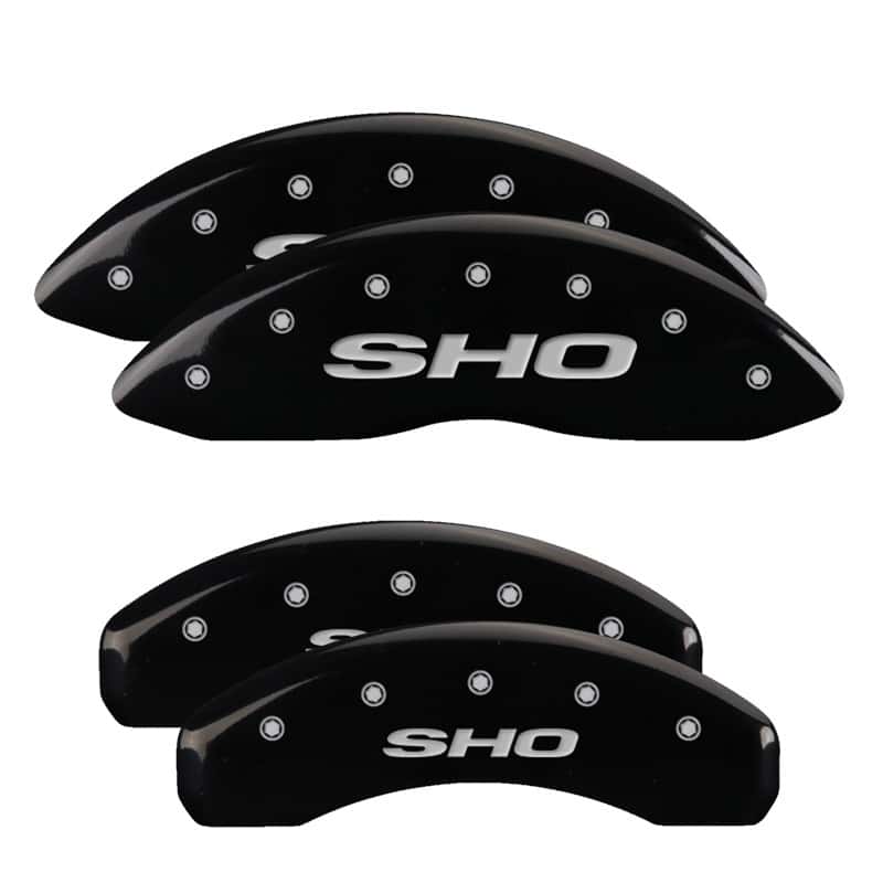 MGP — MGP 4 Caliper Covers Engraved Front & Rear SHO Black finish silver ch
Caliper Covers - view 1