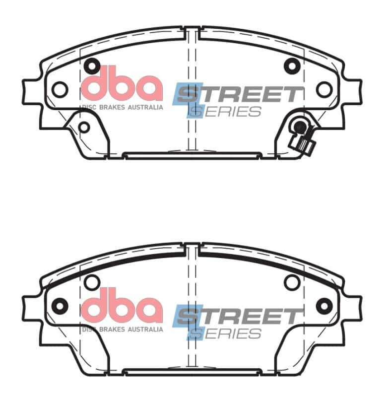 DBA — DBA 14-16 Mazda 3 Front Street Series Brake Pads
Brake Pad - view 1